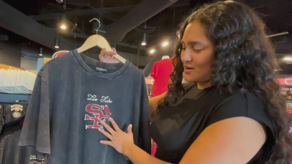 San Francisco 49ers unveil Latino Heritage Collection of team merchandise for "Los Fieles" — CBS Bay Area (KPIX), Mountain View Sports news