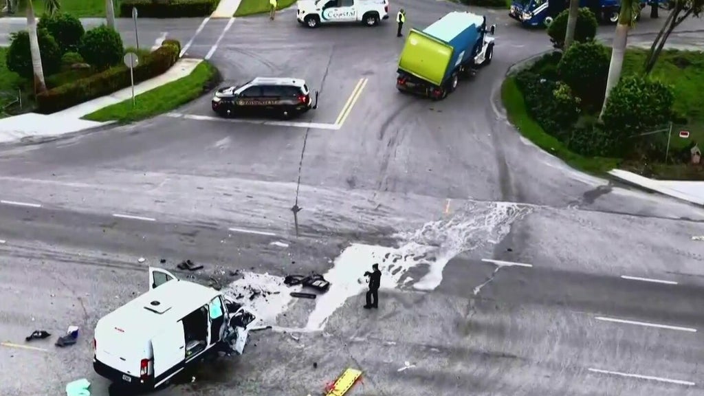 3 injured in violent Davie crash involving van, recycling truck, police say — CBS Miami, Mountain View Health news