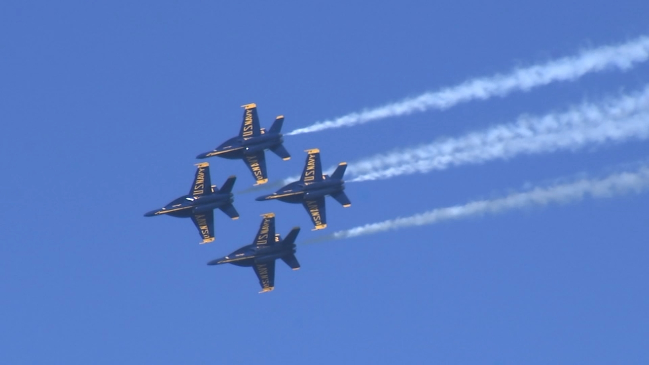 Blue Angels roar back over San Francisco Bay after Friday fog delay
— ABC 7 Bay Area, Mountain View Arts news