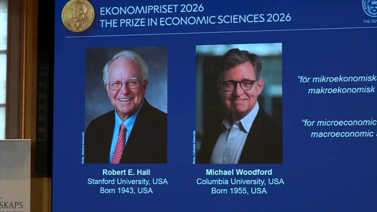 Stanford economist Robert Hall, among 2 Americans, awarded Nobel Prize for overturning assumptions about how to deal with economic shocks
— ABC 7 Bay Area, Mountain View Business news