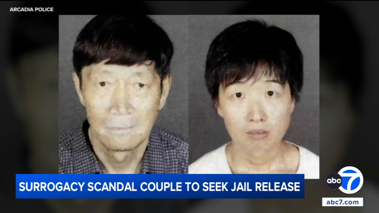 California couple accused in surrogacy scandal to seek release from jail, attorneys say
       — ABC 7 Bay Area, Mountain View Community news