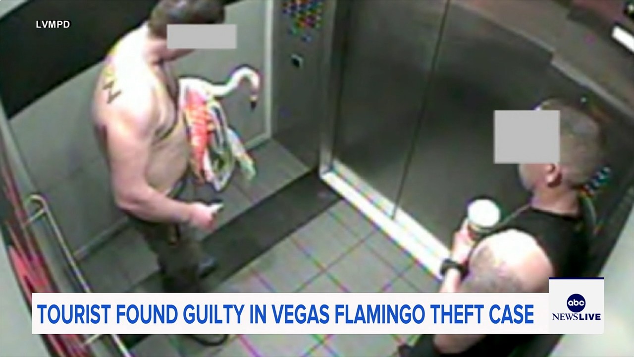 Man who snatched Peachy the flamingo from Las Vegas hotel exhibit found guilty of animal cruelty

       — ABC 7 Bay Area, Mountain View Arts news
