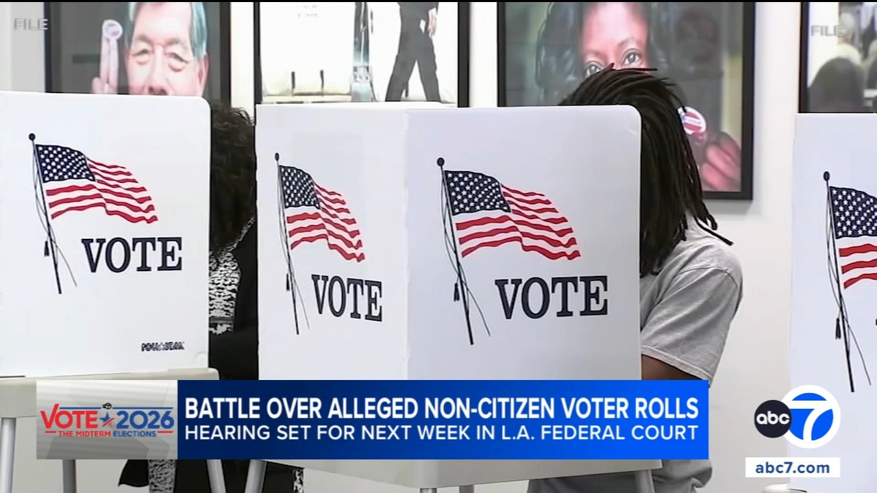 Department of Justice seeks quick action in dispute over alleged California noncitizen voter ballots
       — ABC 7 Bay Area