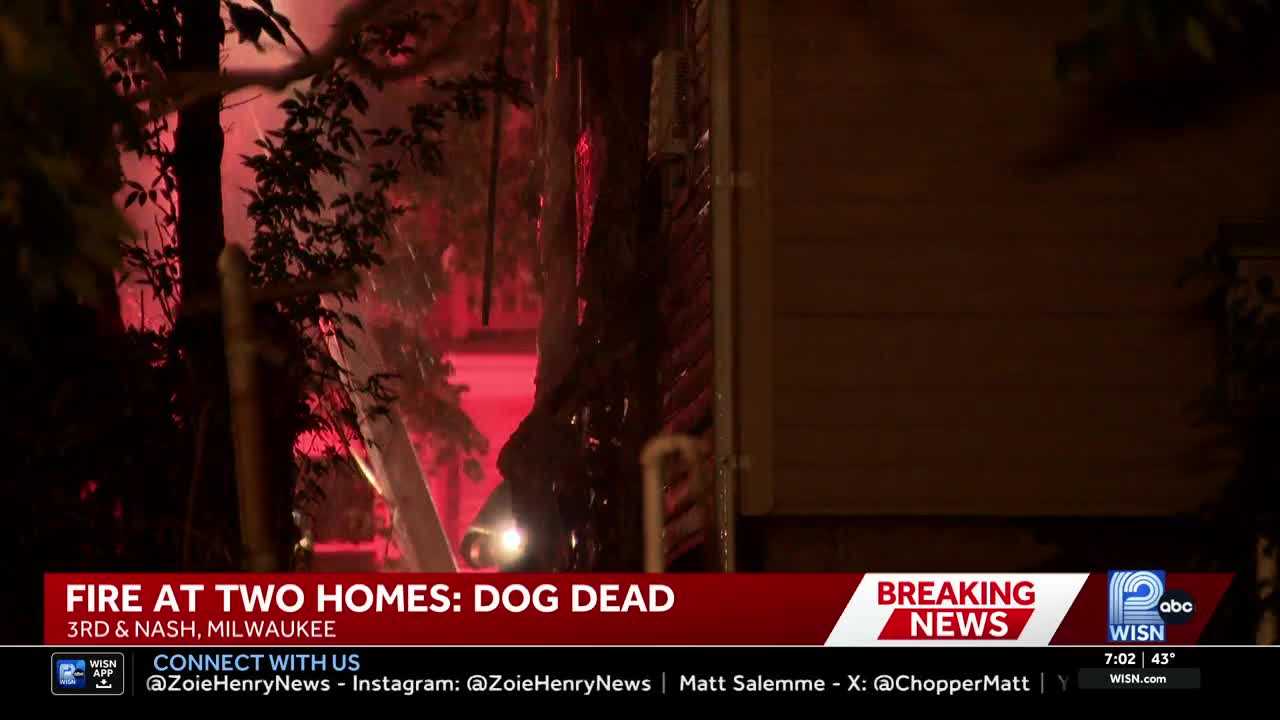 Dog killed during overnight fire that spread from one Milwaukee home to a second — WISN 12 Milwaukee, Mountain View Community news
