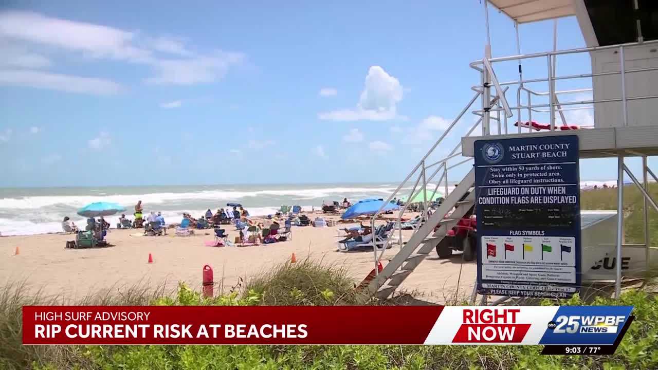 South Florida beaches under rip current warning as lifeguards urge swimmers to stay safe — WPBF West Palm Beach, Mountain View Sports news