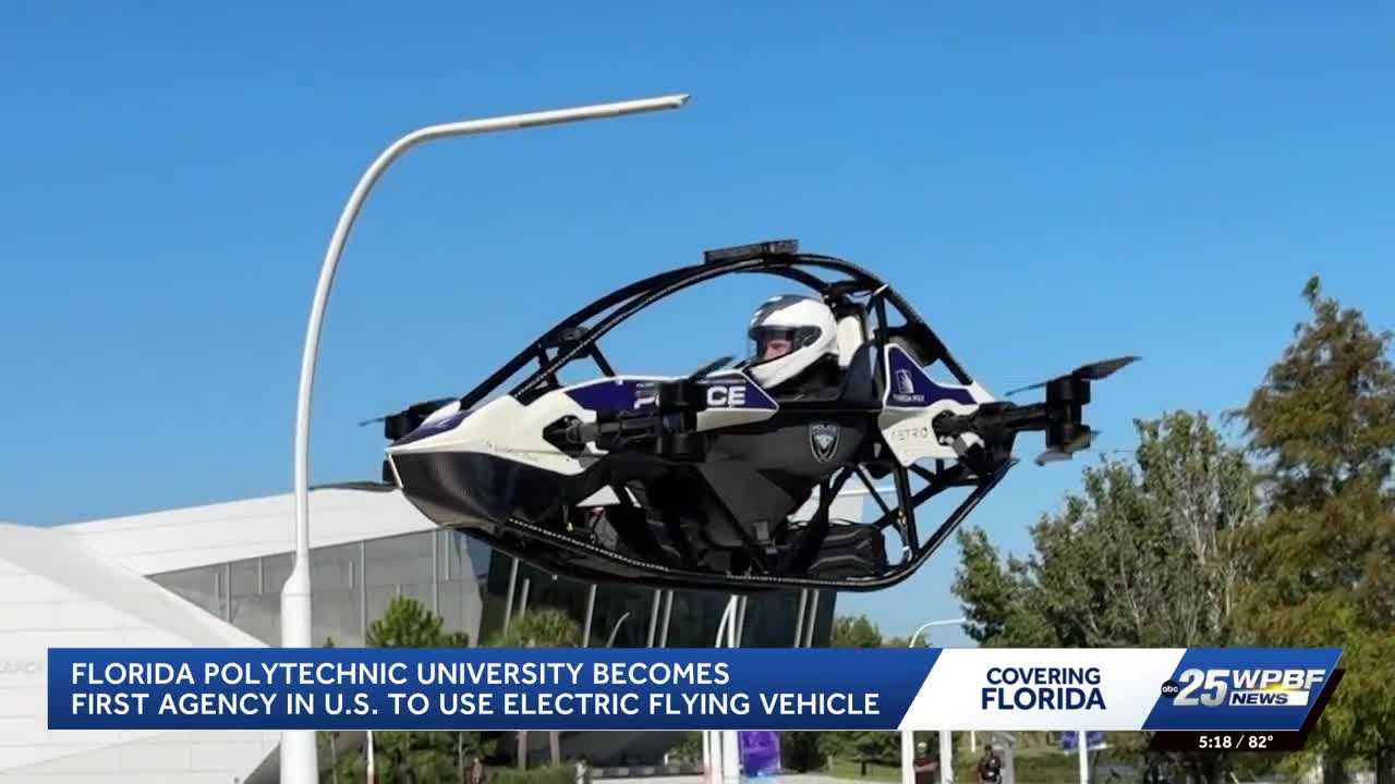 Florida Polytechnic University develops electric flying vehicle for police emergencies — WPBF West Palm Beach, Mountain View Community news