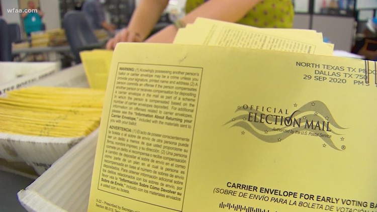 Heavier mail-in ballots raise postage questions in Tarrant County — WFAA (Dallas-Fort Worth), Mountain View Community news