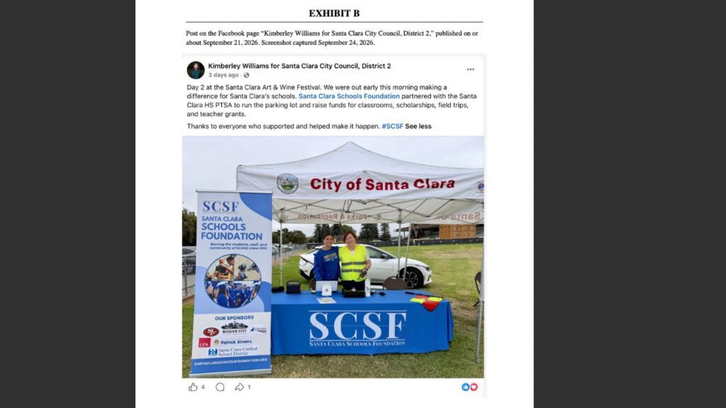 Santa Clara candidate faces complaint over campaign post — San Jose Spotlight, Mountain View Technology news