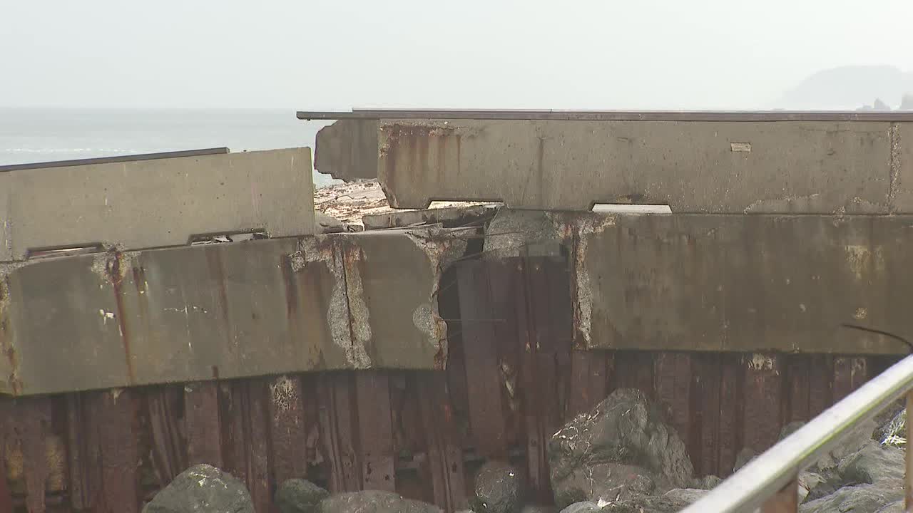 Crews begin to repair crumbling Pacifica Pier — KTVU FOX 2 Bay Area, Mountain View Community news