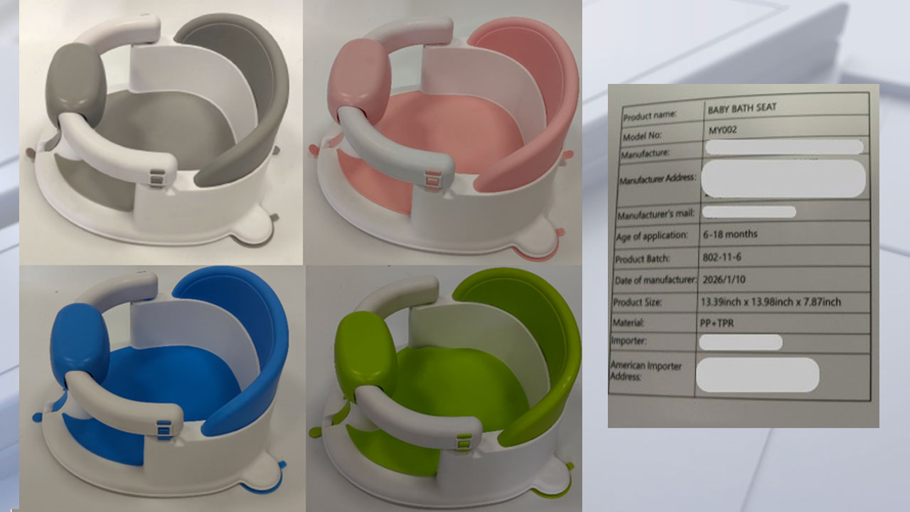 Baby bath seats sold on Amazon under recall for risk of serious injury, drowning — KTVU FOX 2 Bay Area, Mountain View Government news